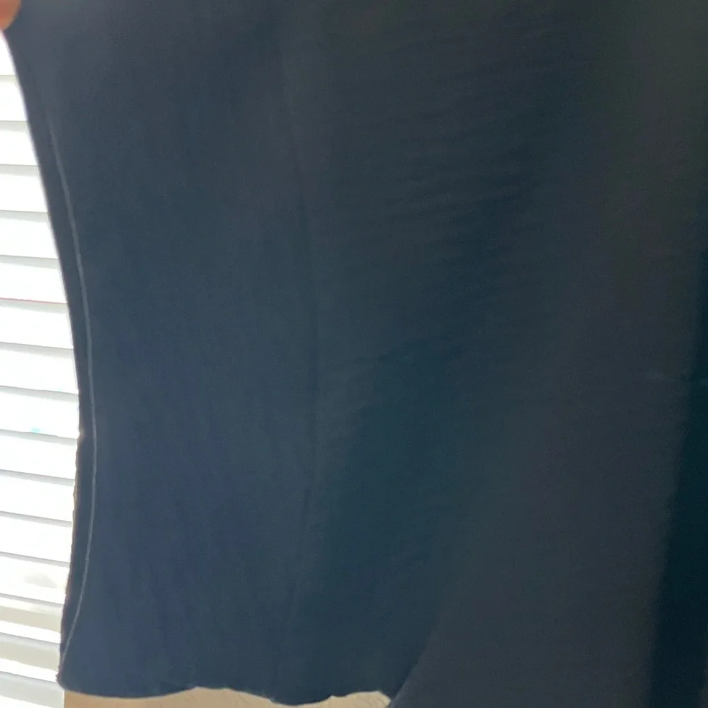 Zenana Black V-Neck Blouse - Picture 3 of 3